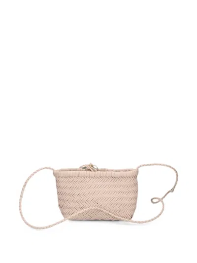 Dragon Diffusion Minsu Woven Leather Crossbody Bag In Neutral