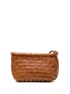 Dragon Diffusion Minsu Woven Shoulder Bag In Brown