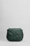 Dragon Diffusion Miny City Shoulder Bag In Green Leather In Green