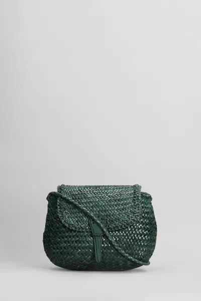 Dragon Diffusion Miny City Shoulder Bag In Green Leather