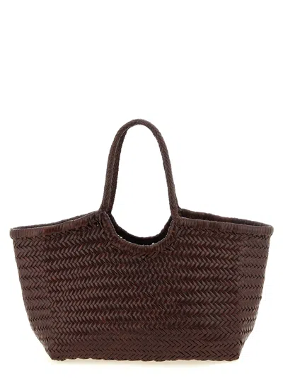 Dragon Diffusion Nantucket Basket Big Shoulder Bag In Brown