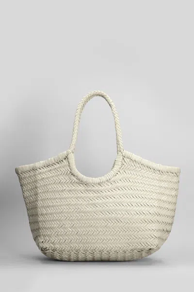 Dragon Diffusion Large Nantucket Interwoven Tote Bag In Beige