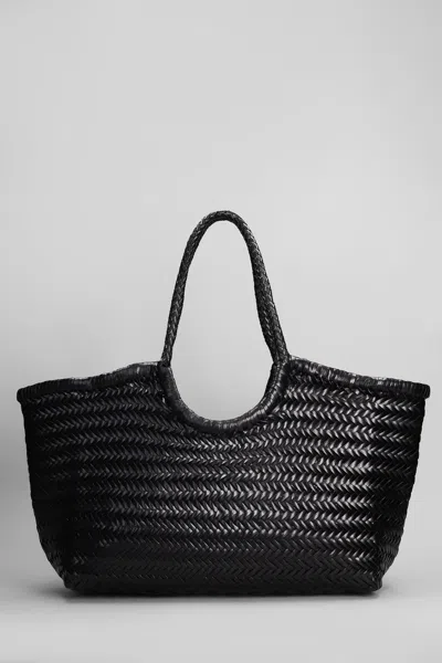 Dragon Diffusion Nantucket Basket Big Tote In Black Leather
