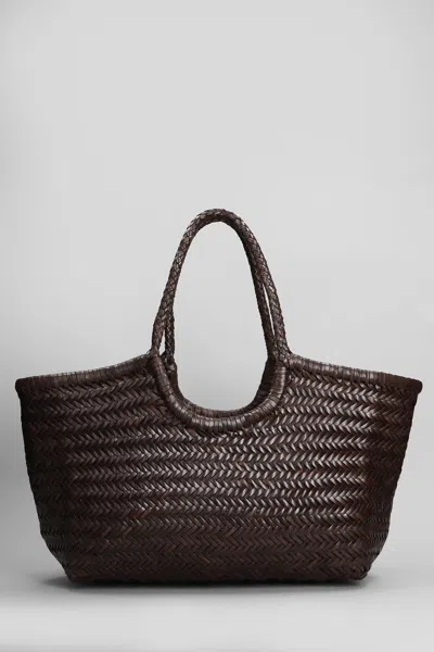 Dragon Diffusion Nantucket Basket Big Tote In Brown Leather