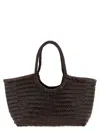 Dragon Diffusion Nantucket Large Woven Shoulder Bag In Brown