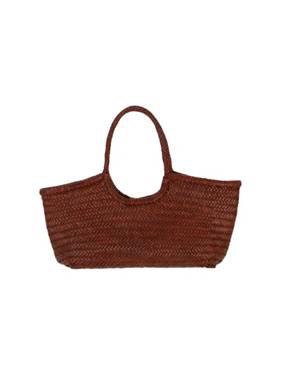 Dragon Diffusion Nantucket Large Shoulder Bag In Brown