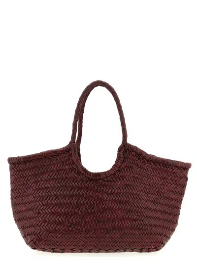 Dragon Diffusion Nantucket Large Shoulder Bag In Burgundy