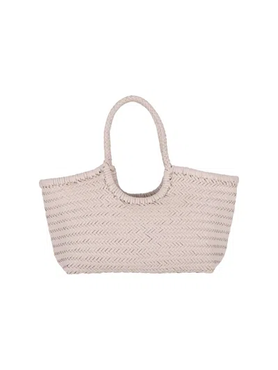 Dragon Diffusion Nantucket Large Shoulder Bag In White