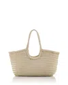 Dragon Diffusion Nantucket Leather Basket Bag In White
