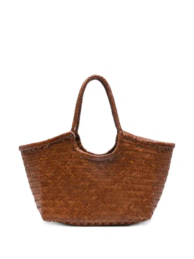 Dragon Diffusion Nantucket Woven Tote Bag In Brown