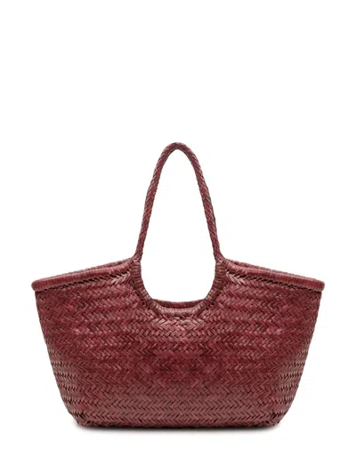 Dragon Diffusion Nanutket Basket Shoulder Bag In Bordo