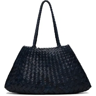 Dragon Diffusion Navy Santa Croce Big Tote In Marine