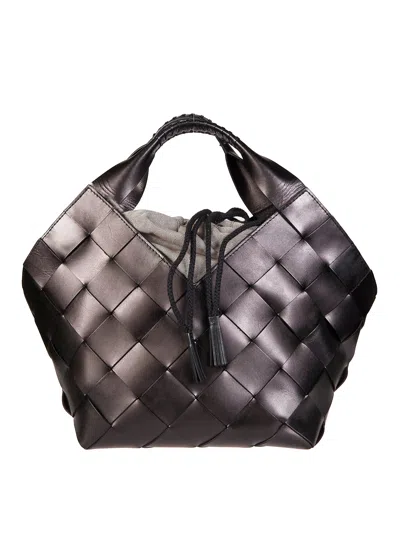Dragon Diffusion New Small Leather Bag In Nero
