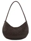 Dragon Diffusion Nova Luna 3mm Mini Moon Shape Hobo 27x18x4 Cm Shoulder Bags Brown In Brown