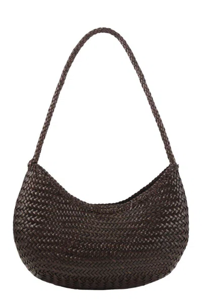 DRAGON DIFFUSION DRAGON DIFFUSION NOVA LUNA - WOVEN LEATHER BAG