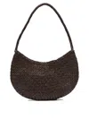 Dragon Diffusion Nova Luna 3mm Mini Moon Shape Hobo 27x18x4 Cm Shoulder Bags Brown In Brown
