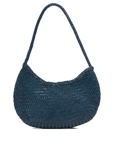 Dragon Diffusion Nova Luna 3mm Mini Moon Shape Hobo 27x18x4 Cm Shoulder Bags Blue