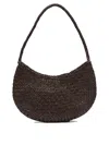 Dragon Diffusion Nova Luna 3mm Mini Moon Shape Hobo 27x18x4 Cm Shoulder Bags Brown In Brown