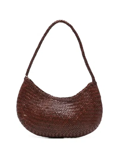 Dragon Diffusion Nova Luna Braided-handle Tote Bag In Brown
