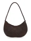 Dragon Diffusion Nova Luna 3mm Mini Moon Shape Hobo 27x18x4 Cm Shoulder Bags Brown In Brown