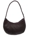 Dragon Diffusion Nova Luna 3mm Mini Moon Shape Hobo 27x18x4 Cm Shoulder Bags Brown