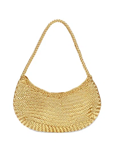 Dragon Diffusion Nova Luna Woven Tote Bag In Gold