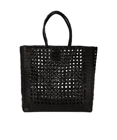 Dragon Diffusion Woven Bag Shoulder Bags Black