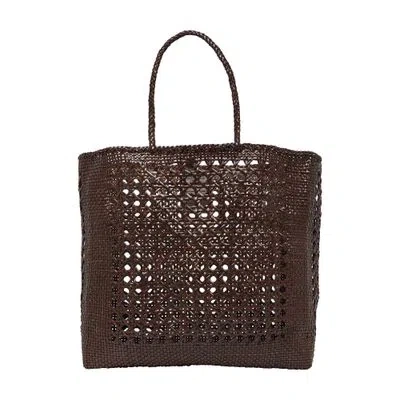 Dragon Diffusion Ns Cannage Tote Bag In Brown