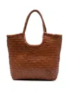 Dragon Diffusion Ns Diagonal Triple Jump Tote Bag In Brown