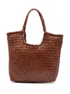 Dragon Diffusion Ns Diagonal Triple Jump Tote Bag In Brown