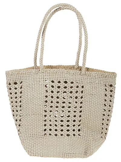 Dragon Diffusion Open Cannage Weave Basket 20x27x17 Cm In Pearl