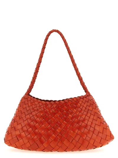 Dragon Diffusion Orange Calfskin Shoulder Women's Bag