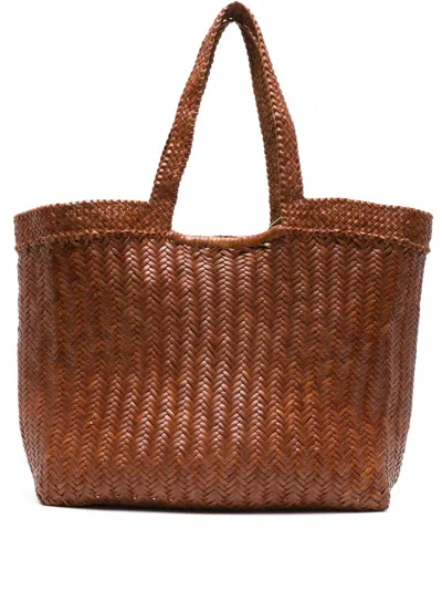 Dragon Diffusion Oversize Tote Bag In Brown