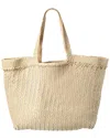 Dragon Diffusion Oversized Leather Tote In Neutral