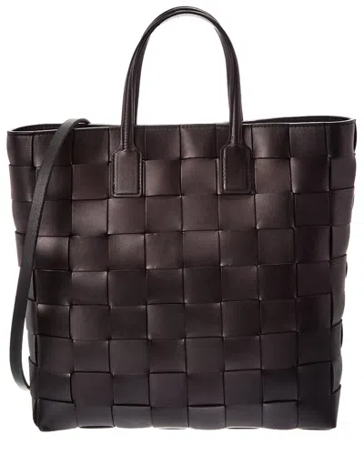 Dragon Diffusion Pino Leather Tote In Brown