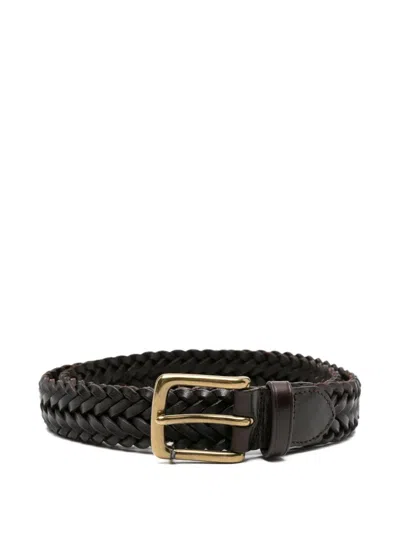 Dragon Diffusion Polo Tip Belt In Brown