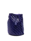 Dragon Diffusion Pompom Double Jump Bucket Bag In 紫色