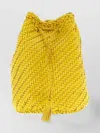 Dragon Diffusion Pompom Double Jump Crossbody Bags Yellow