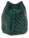 Dragon Diffusion Pompom Double Jump Crossbody Bags Green In Green