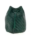Dragon Diffusion Pompom Double Jump Crossbody Bags Green In Green