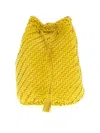 Dragon Diffusion Pompom Double Jump Crossbody Bags Yellow In Yellow