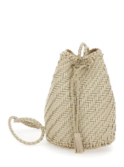 Dragon Diffusion Pompom Double Jump Pompom Shape 2x Jump Design Shoulder Pouch 15x18x13 Cm In Neutrals