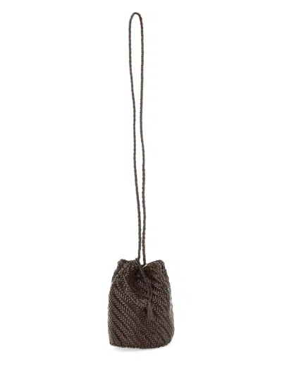 Dragon Diffusion Pompom Double Jump Tan Bag In Brown