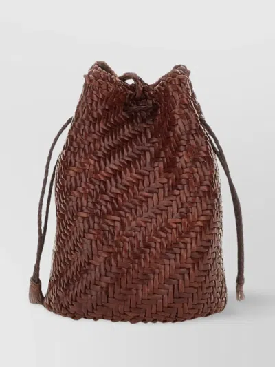 Dragon Diffusion Pompom Tan Cross-body Bag