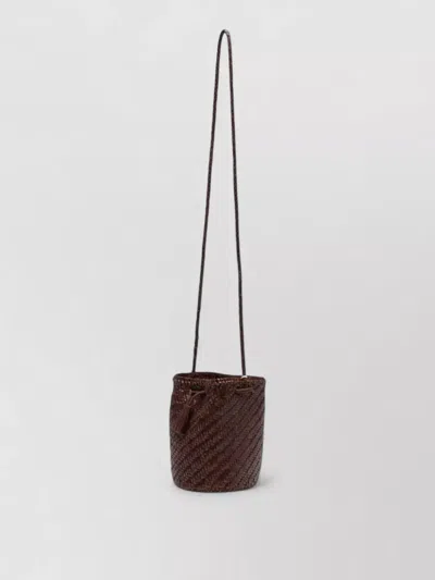 Dragon Diffusion Pompon Double Jump Bucket Tassel Bag Crossbody