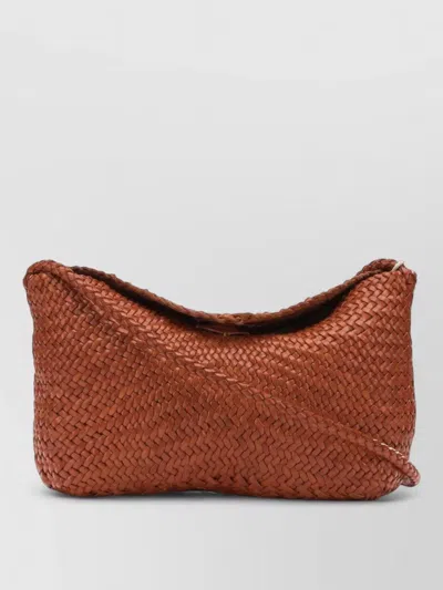 Dragon Diffusion Rectangular Shoulder Bag Woven Texture Strap