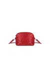 Dragon Diffusion Chunky Fellini Shoulder Bag In Red Leather In Red