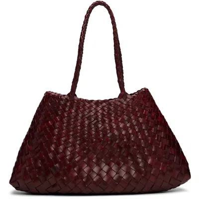 Dragon Diffusion Red Santa Croce Big Tote In Bordo