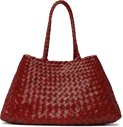 DRAGON DIFFUSION RED SANTA CROCE BIG TOTE