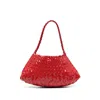 Dragon Diffusion Rosanna Woven-leather Shoulder Bag In Red